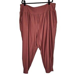 ❤️Old Navy 3x Powersoft Jogger Brown Go Dry Pockets Active Athletic Lounge Gym